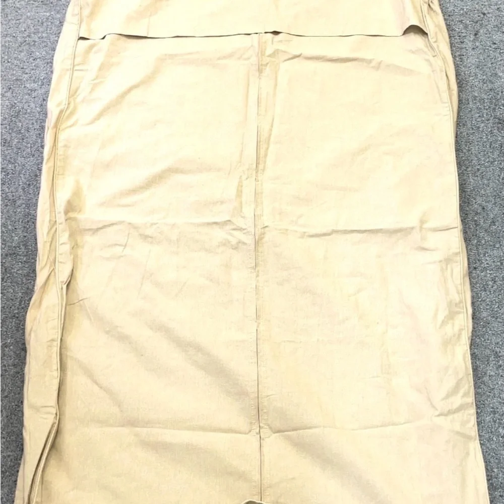 Vintage Gucci Garment Bag Set Of 3 Beige Cotton  Travel Suit Cover